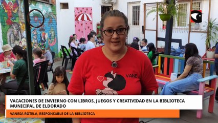 Vacaciones de invierno con libros, juegos y creatividad en la Biblioteca Municipal de Eldorado