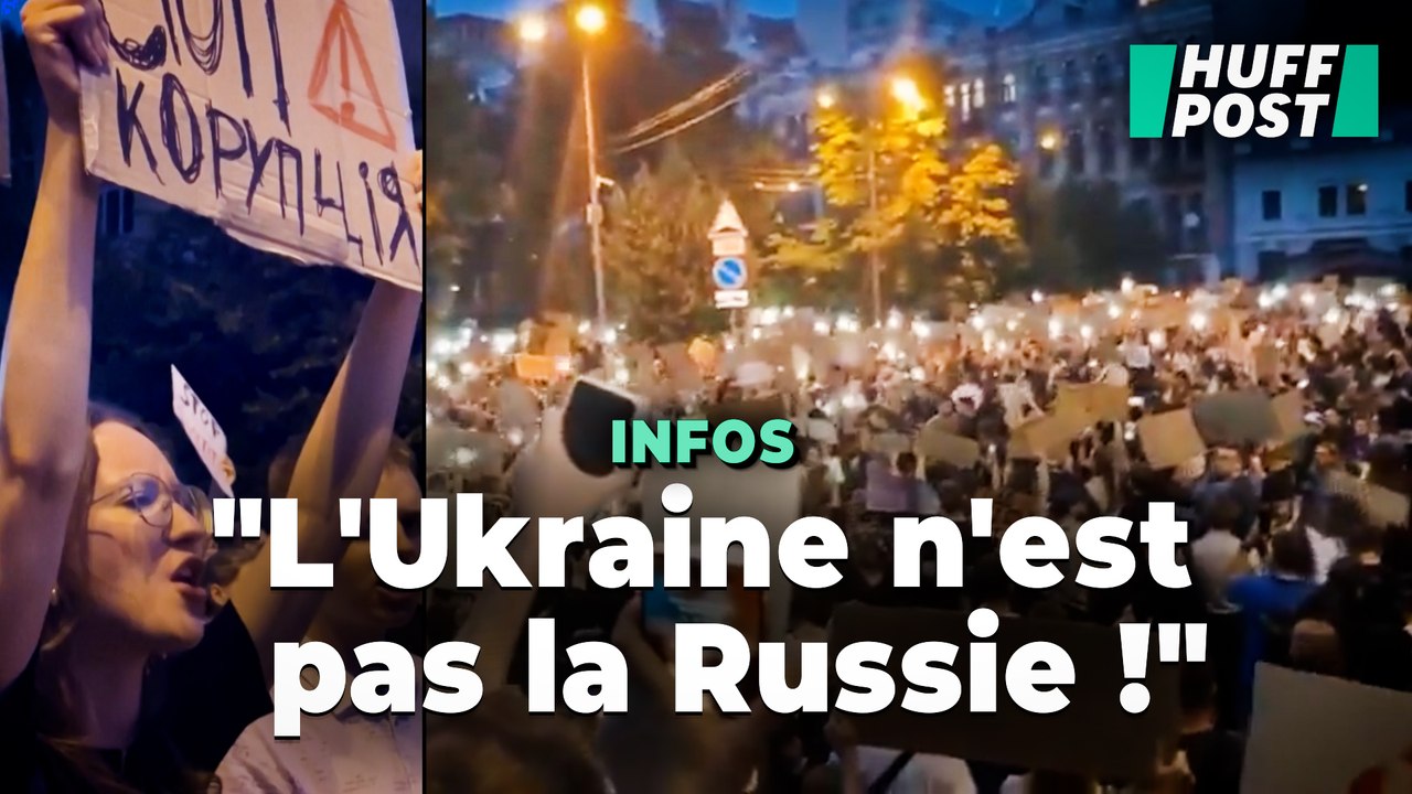 En Ukraine, Volodymyr Zelensky fait face aux premières manifestations depuis le début de la guerre