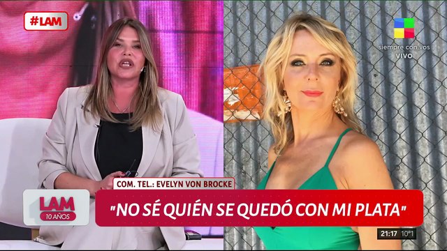 El cruce entre Nazarena Vélez y Evelyn Von Brocke