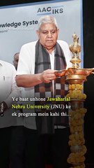 Vice President of India Jagdeep Dhankhar has resigned from his post and this video went viral