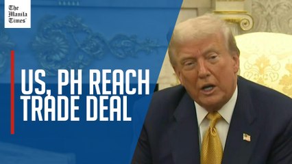 Trump touts trade deal with the PH, lashes out at Obama