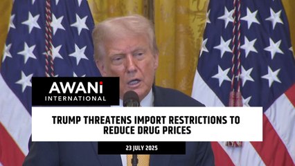 Trump threatens import restrictions to reduce drug prices