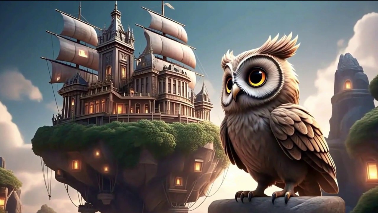 The Library in Clouds☁️ | Join the adventure of endless questions!🤗 | English Moral Story