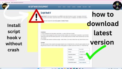 "How to Download & Install Script Hook V Error-Free from Uptodown (2025)"@modsgamer77
