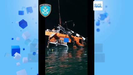 Grecja: helikopter strażacki rozbił się w morzu, trzyosobowa załoga przeżyła