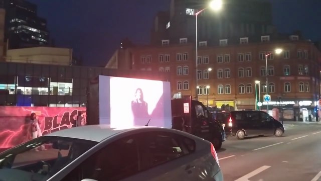 Mobile TV truck plays Ozzy Osbourne as fans hold vigil at Black Sabbath Bridge