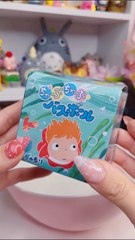 Relaxing ASMR Unboxing of Ponyo Bath Bomb 💖 | Soothing Sounds & Cute Ghibli Vibes