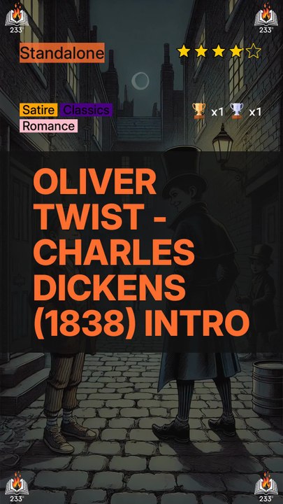 Oliver Twist - Charles Dickens (1838) Intro