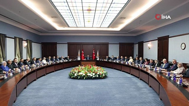 AK Parti Merkez Yürütme Kurulu (MYK) toplantısı, Cumhurbaşkanı ve AK Parti Genel Başkanı Recep Tayyip Erdoğan başkanlığında Parti Genel Merkezi’nde başladı