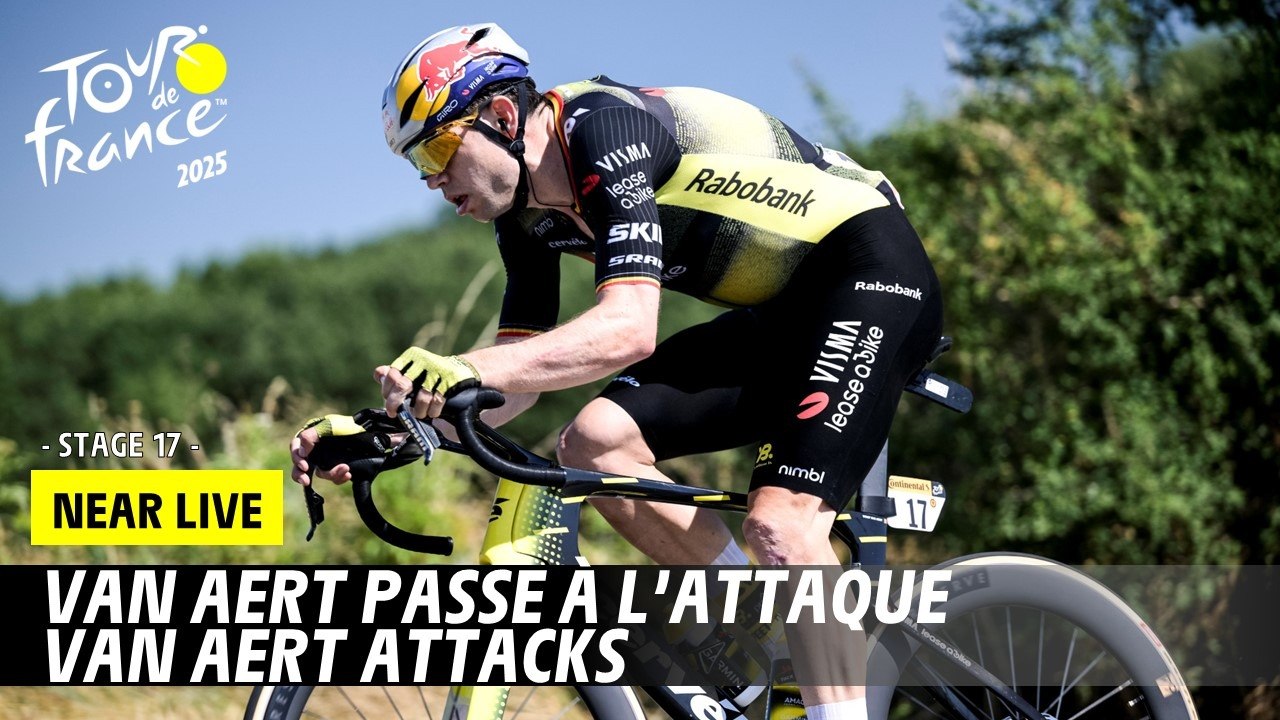 Van Aert attacks - Stage 17 - Tour de France 2025