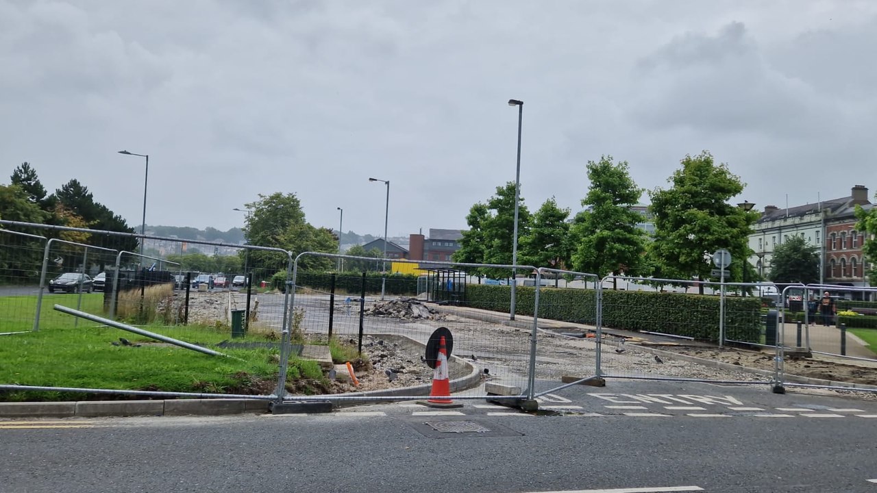 Foyle Street car park in Derry city centre