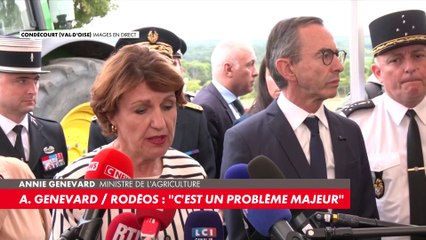 Annie Genevard : «15.000 fait délictueux sont commis dans les exploitations agricoles chaque année.»