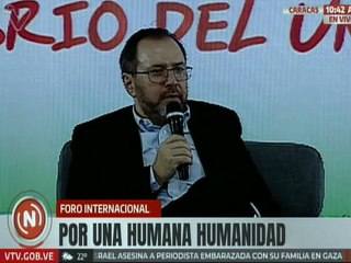 Ministro Yván Gil: El régimen de Netanyahu es un régimen profundamente inhumano