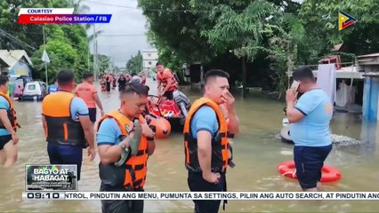 Ilang bahagi ng Calasiao, Pangasinan, apektado pa rin ng baha