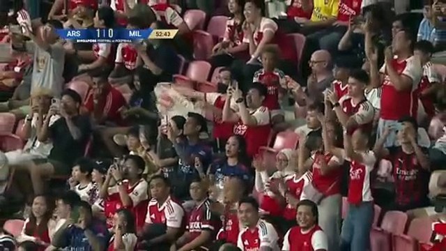 ARSENAL DERROTÓ AL AC MILAN 1-0 CON GOL DE BUKAYO SAKA - MH SPORTS