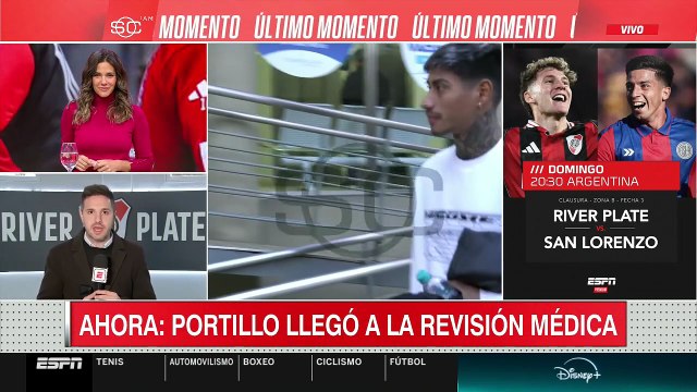 FICHAJES CONFIRMADOS: PORTILLO Y GALARZA, NUEVOS JUGADORES DE RIVER TRAS APROBAR LA REVISIÓN MÉDICA - MH SPORTS