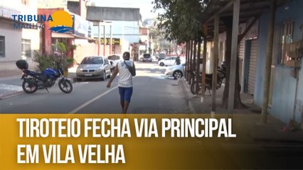 Tiroteio fecha via principal em Vila Velha