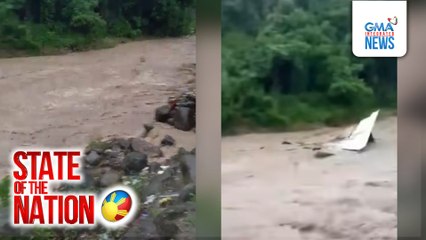 Bahay, tinangay ng rumaragasang baha | SONA