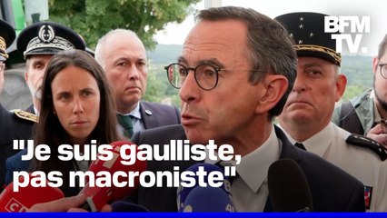 Tensions au gouvernement: "Je suis gaulliste, pas macroniste", a lancé Bruno Retailleau