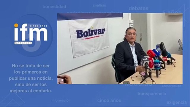 Bolívar objetó eventual candidatura de Quintero en el Pacto Histórico por investigaciones en su contra