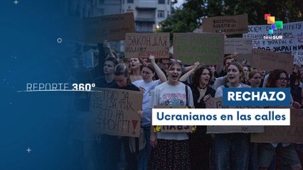 Reporte 360 23-07 Ucranianos exigen derogación de ley contra anticorrupción