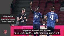 Saka's coming into the new season 'at the highest level' - Arteta