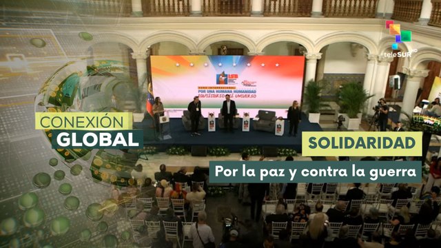 Foro Internacional busca establecer un frente común contra la guerra