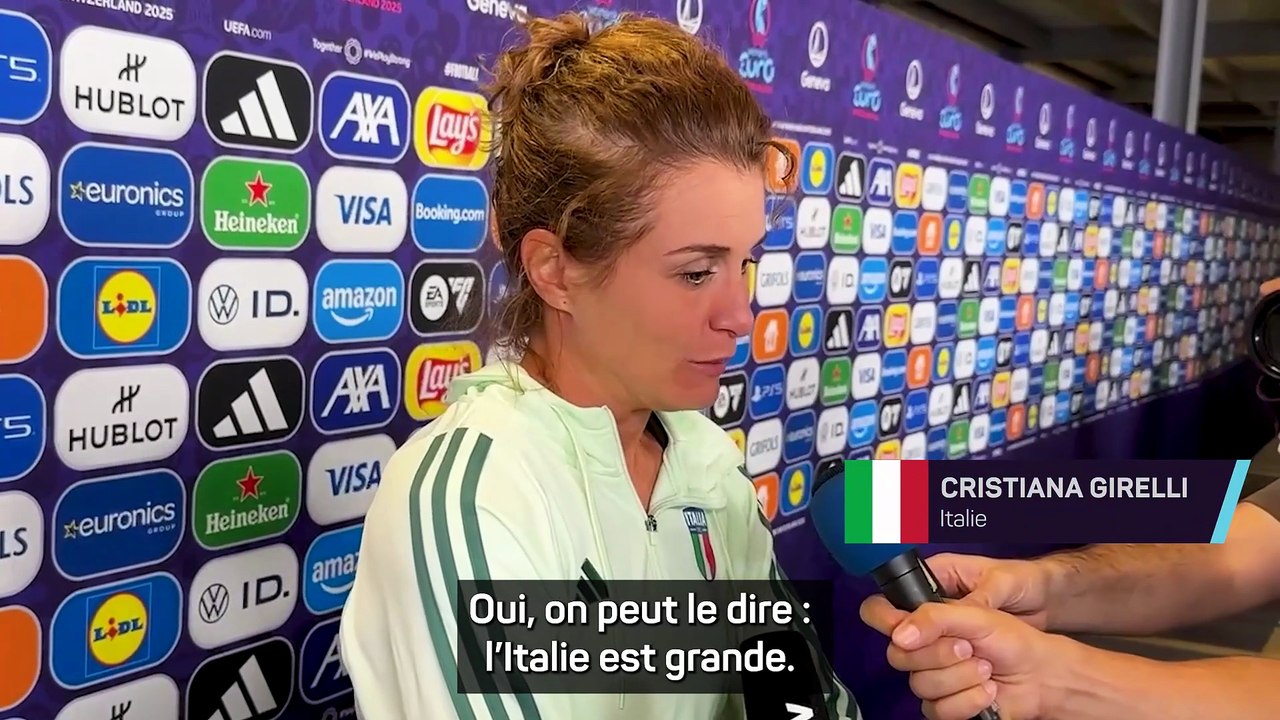 Girelli : « L’Italie peut être fière, même si le football est parfois cruel »