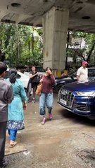 puddle szn is in full swing. aditi rao hydari seen going out and about her day.hd