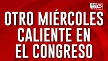 Otro miércoles caliente en el Congreso: los jubilados a la calle
