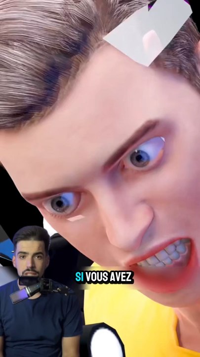 L’œil sort de son orbite