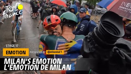 Winner's emotion - Stage 17 - Tour de France 2025
