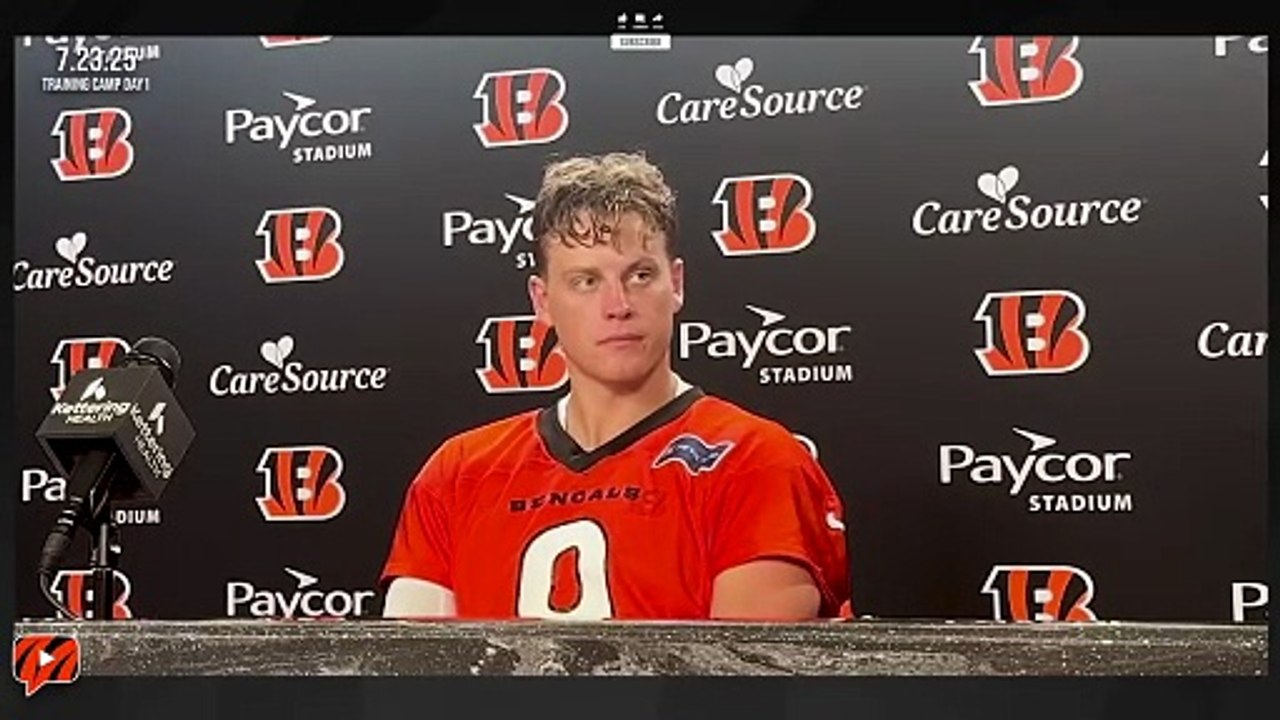 Joe Burrow on Trey Hendrickson and Shemar Stewart Holding Out of Bengals Training Camp