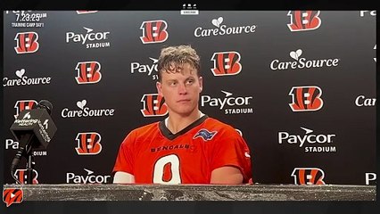 Joe Burrow on Trey Hendrickson and Shemar Stewart Holding Out of Bengals Training Camp