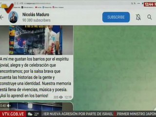 Jefe de Estado resaltó el espíritu jovial, alegre y de celebración que se encuentra en los barrios