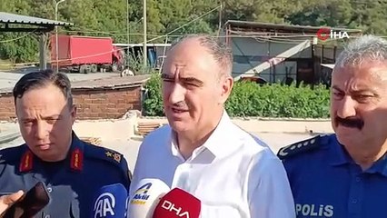 Manisa Valisi Özkan: "Yerleşim birimleri ve organize sanayi bölgesine yakın olan yangınla ilgili tüm tedbirleri aldık"