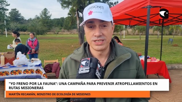 Yo Freno por la Fauna, una campaña para prevenir atropellamientos en rutas misioneras