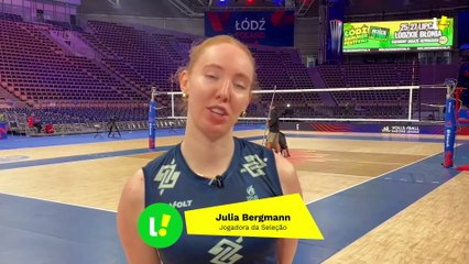 Julia Bergmann analisa confronto com Alemanha na VNL feminina