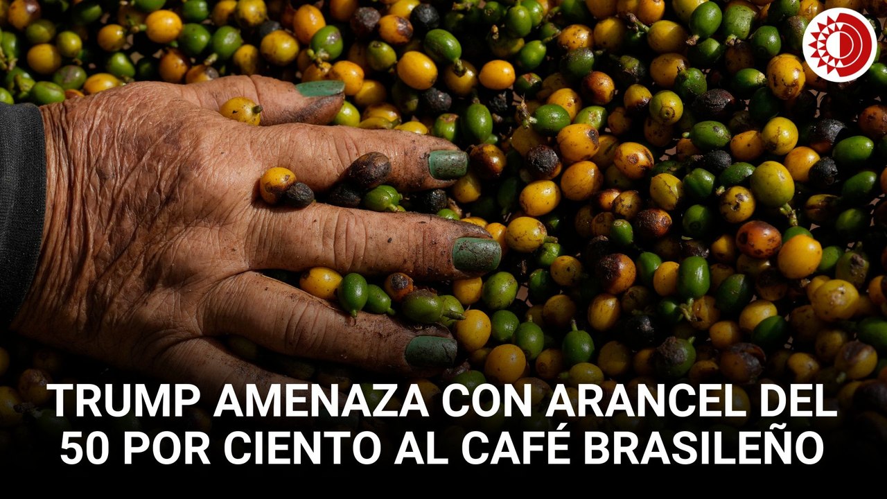 Trump amenaza con aranceles del 50 por ciento al café y jugo de naranja brasileños
