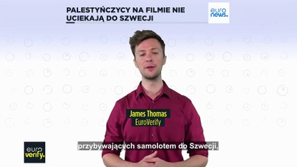 Czy wiralowe wideo pokazuje Palestyńczyków uciekających ze Strefy Gazy do Szwecji?