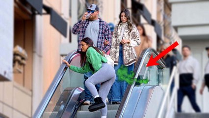 Farting On The Escalator Prank!