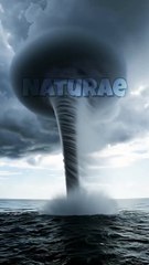 Terrifying Sea Tornado! 😱🌪️ Caught on Camera