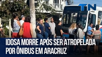 Idosa morre após ser atropelada por ônibus em Aracruz