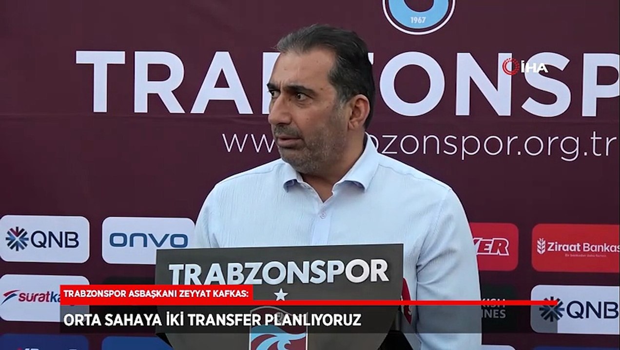 Trabzonspor'da Zeyyat Kafkas: Orta sahaya iki transfer planlıyoruz