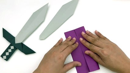 How to Make PAPER SWORD for Kids - Origami - 1