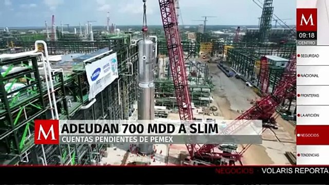 Pemex debe 700 millones de dólares a Grupo Carso, propiedad de Carlos Slim