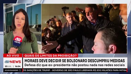 PODE SER PRESO? Moraes deve decidir se Bolsonaro descumpriu medidas
