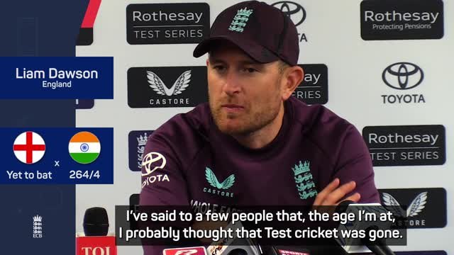 Dawson delighted to return to Test cricket with a bang