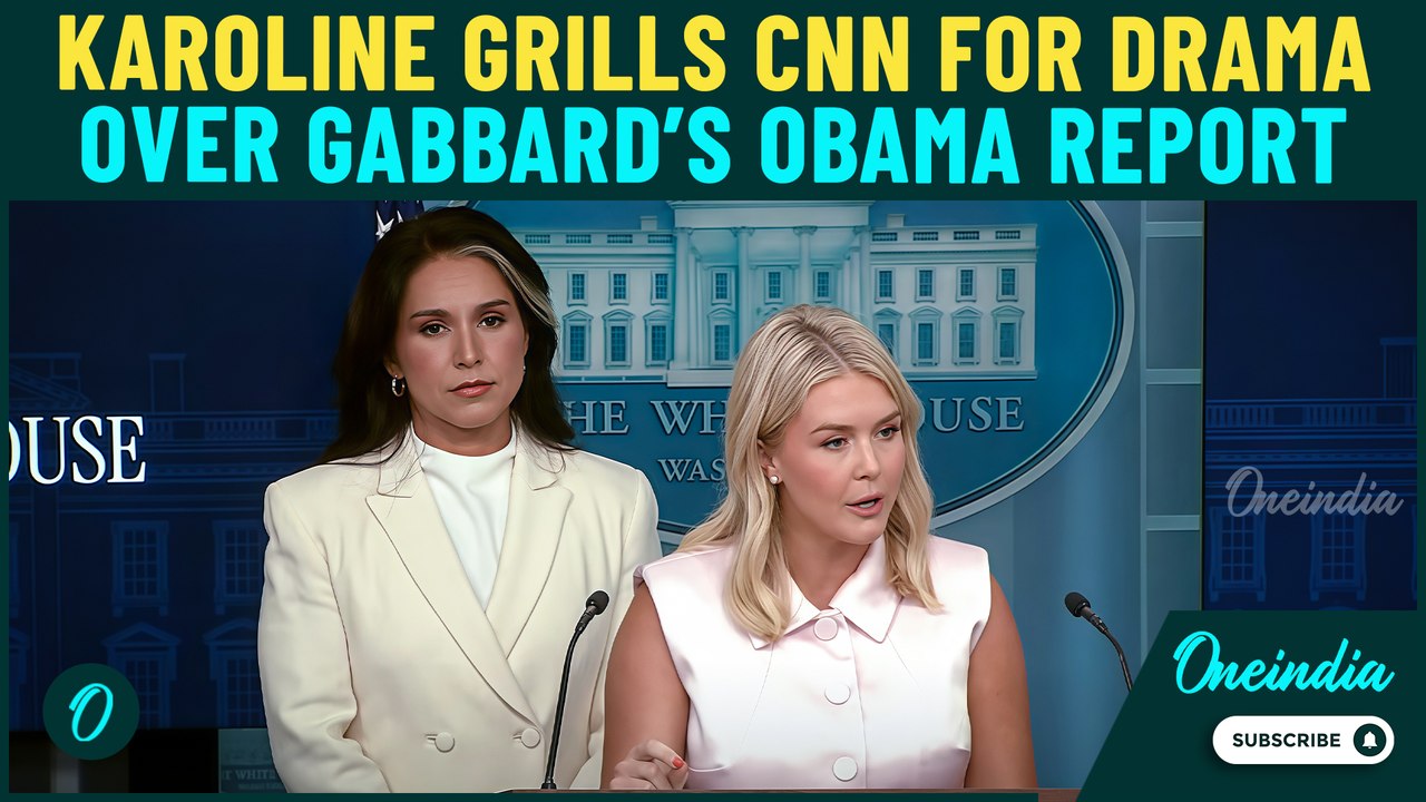 Karoline Vs CNN Fiery Showdown Over Tulsi Gabbard's Obama Expose; 'Not Working on This Cabinet!’