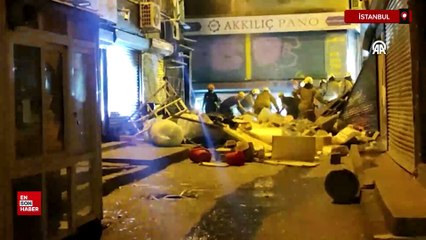 İstanbul Beyoğlu'nda büfede patlama